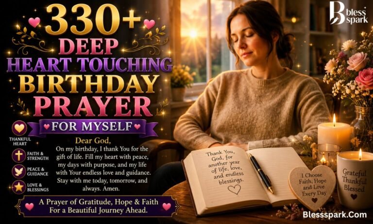 330+ Deep Heart-Touching Birthday Prayers for Myself
