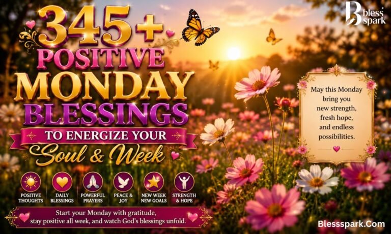 345 Positive Monday Blessings to Energise Your Soul & Week