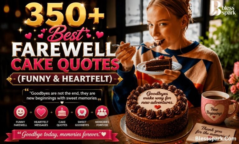 350+ Best Farewell Cake Quotes (Funny & Heartfelt)