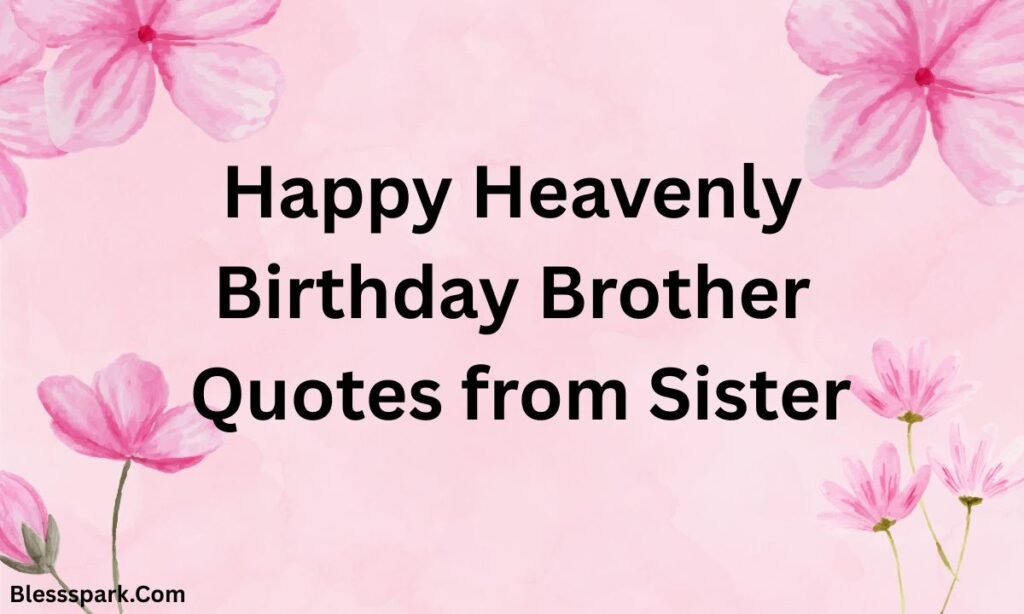 369+ Heart-Touching Birthday Quotes for Brother in Heaven You Will Always Miss