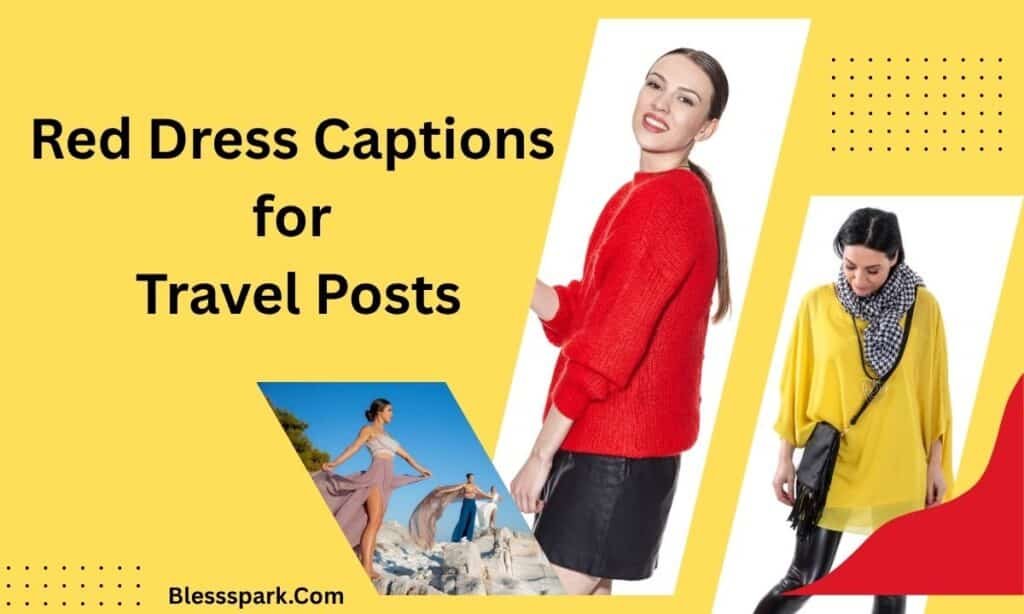 410+ Red Dress Captions for Instagram [Quotes] (2026)