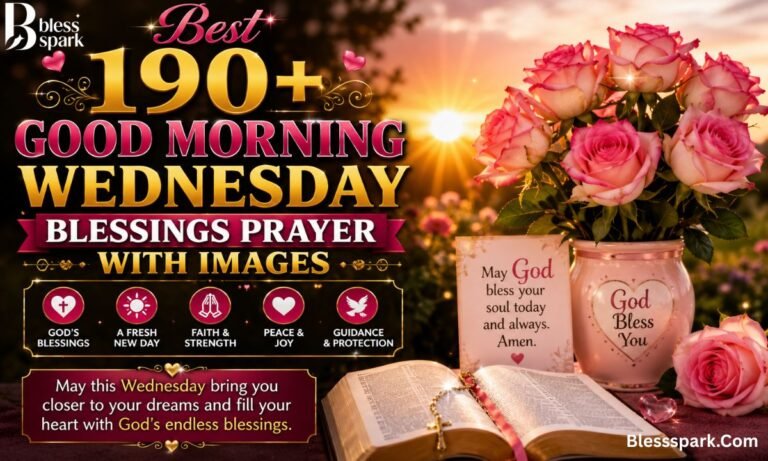 Best 190+ Good Morning Wednesday Blessings Prayer With Images