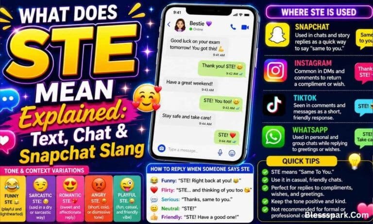 STE Meaning Explained: Text, Chat & Snapchat Slang