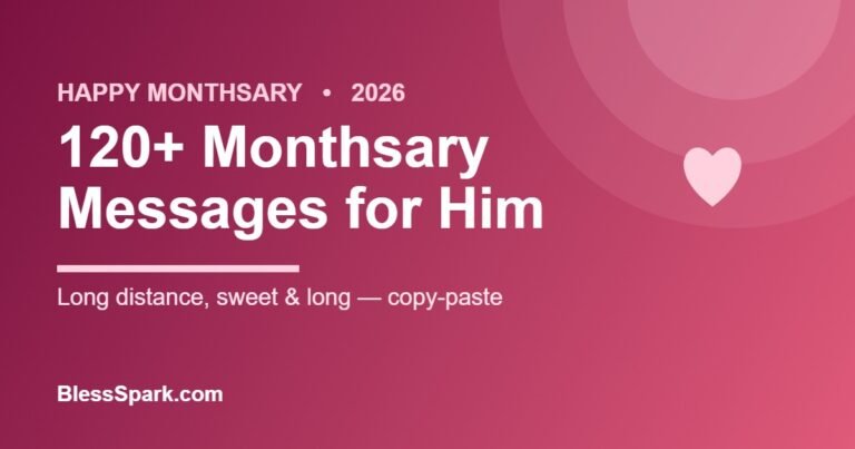 120+ monthsary messages for boyfriend including long distance - BlessSpark