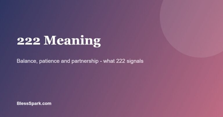 222 meaning explained on a blue and rose gradient