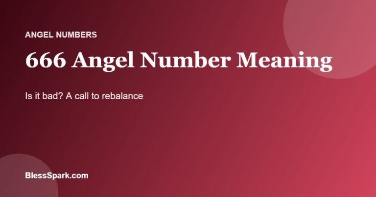 666 angel number meaning