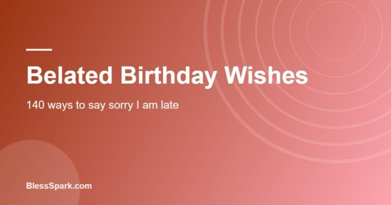 Belated birthday wishes written in a card that arrived late