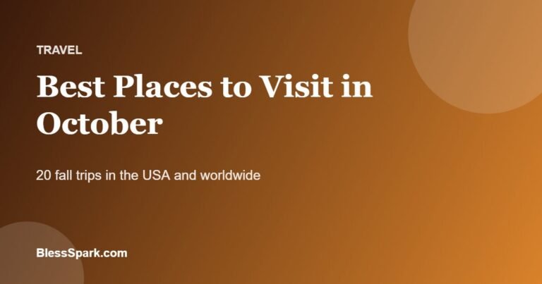 best places to visit in october fall foliage