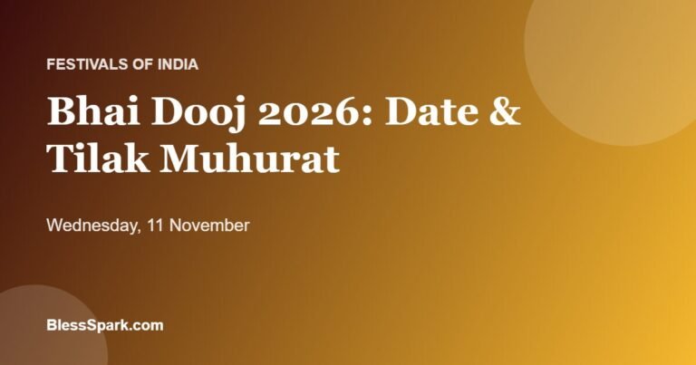 bhai dooj 2026 date and tilak muhurat