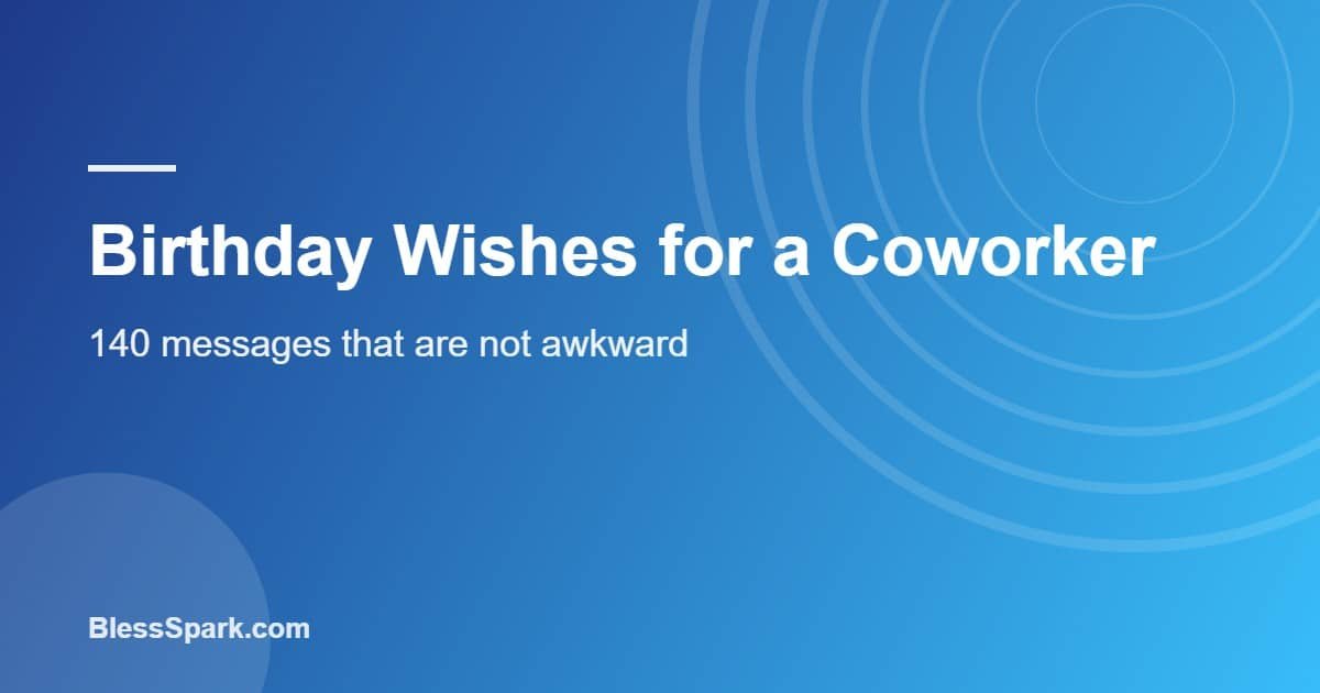 Birthday wishes for a coworker written in a card passed around the office