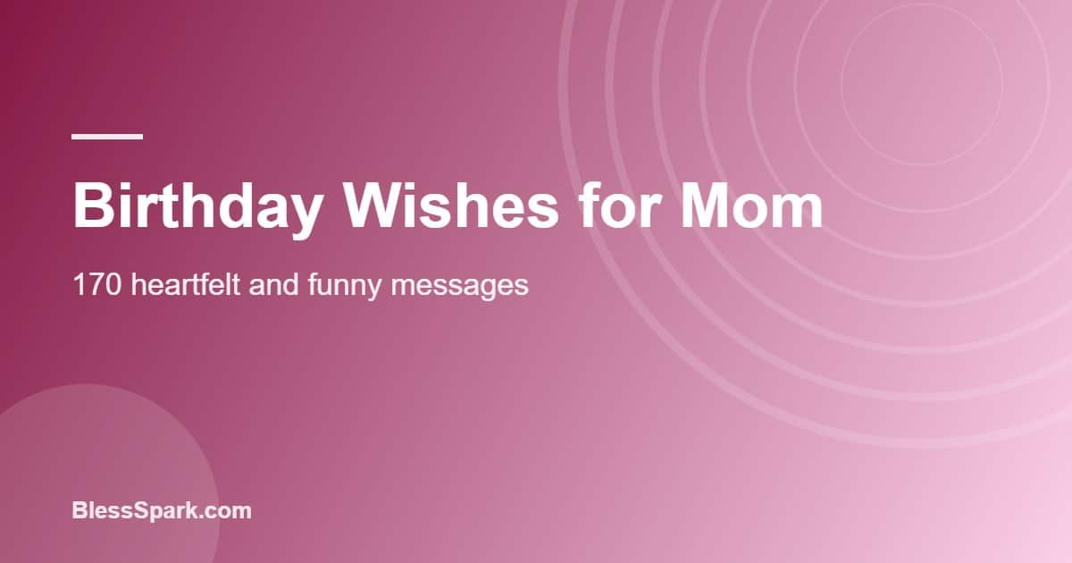 Birthday wishes for mom written inside a pink handwritten card