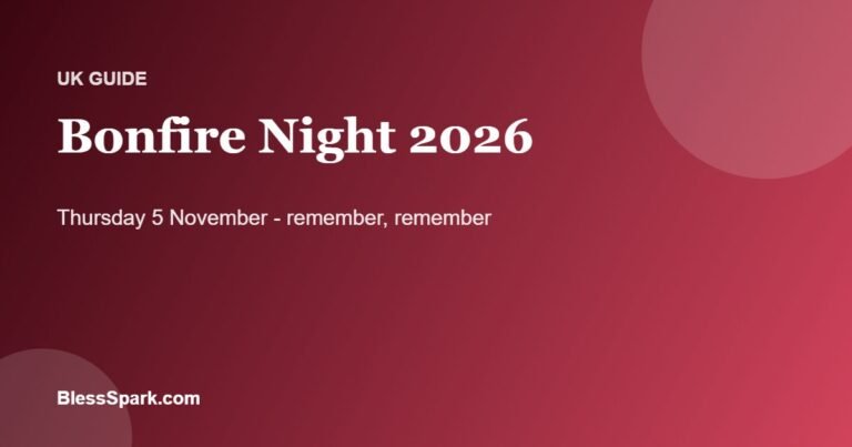 bonfire night 2026 date and fireworks