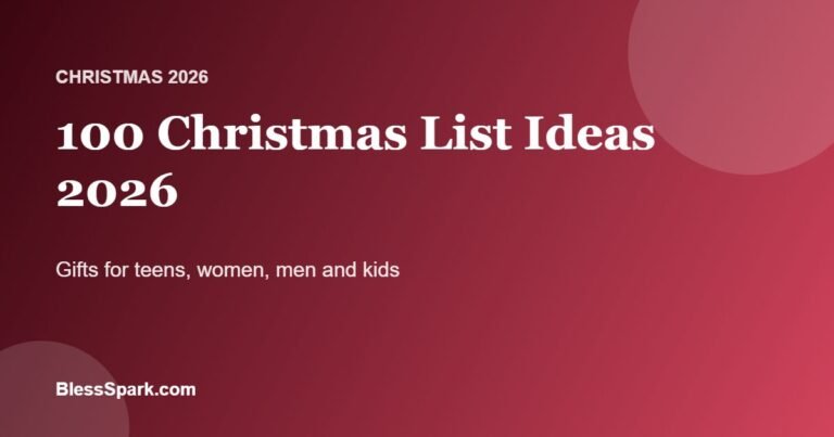 christmas list ideas 2026