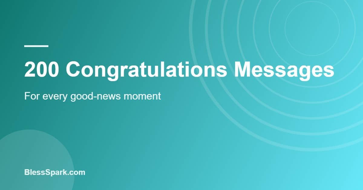 Congratulations messages written on a celebration card with confetti