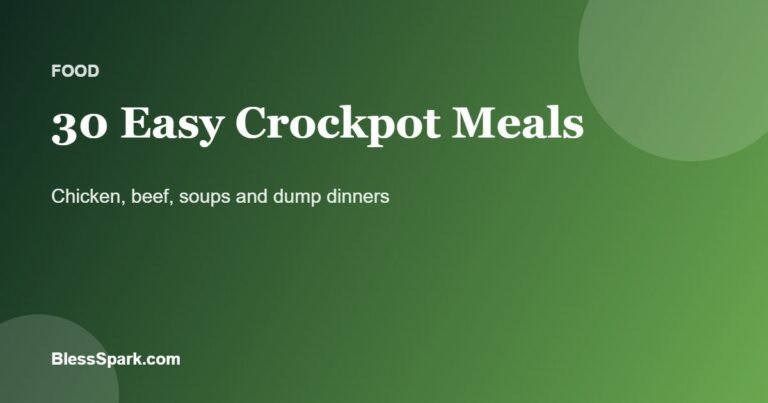 easy crockpot meals slow cooker
