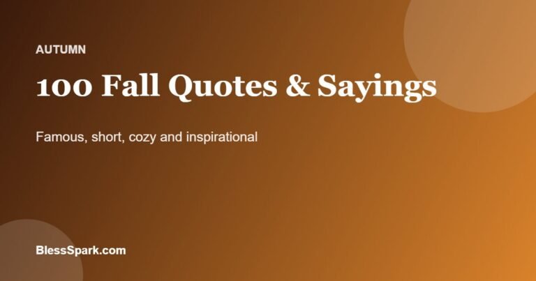 fall quotes autumn sayings
