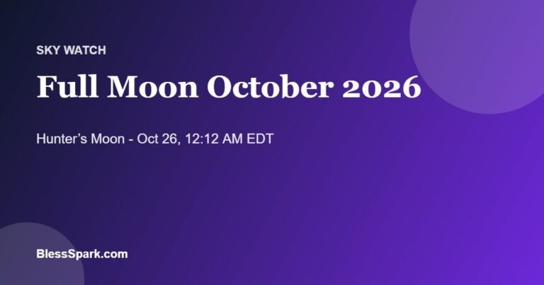 full moon october 2026 hunters moon