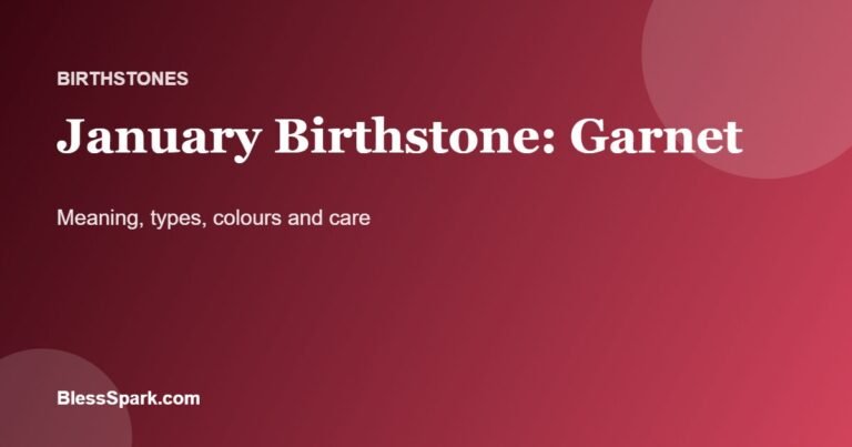 january birthstone garnet