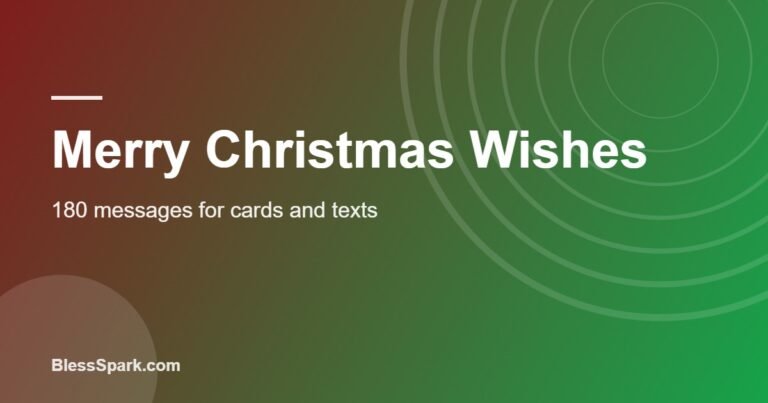 Merry Christmas wishes written inside a festive red and green card