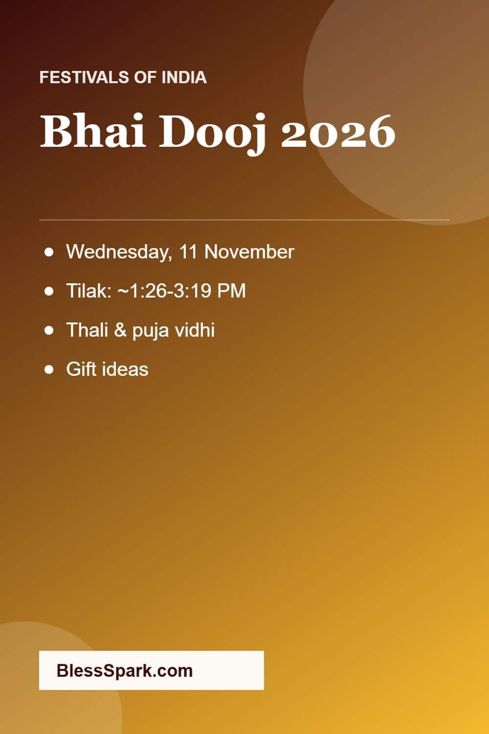 Bhai Dooj 2026 date tilak muhurat puja vidhi