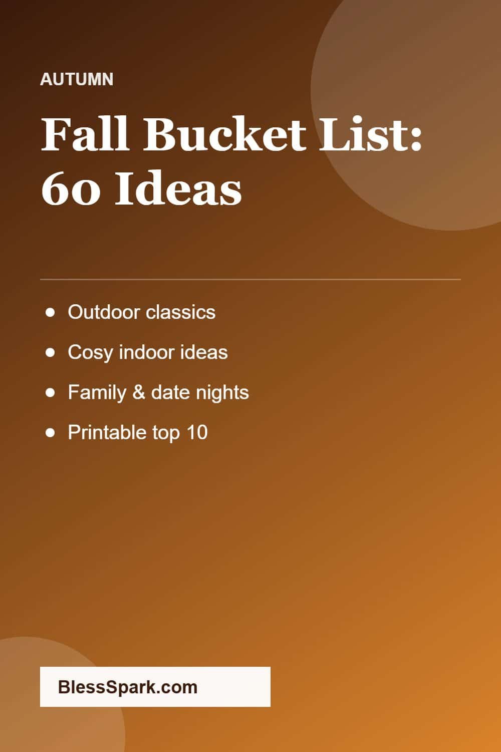 60 fun fall activities autumn bucket list