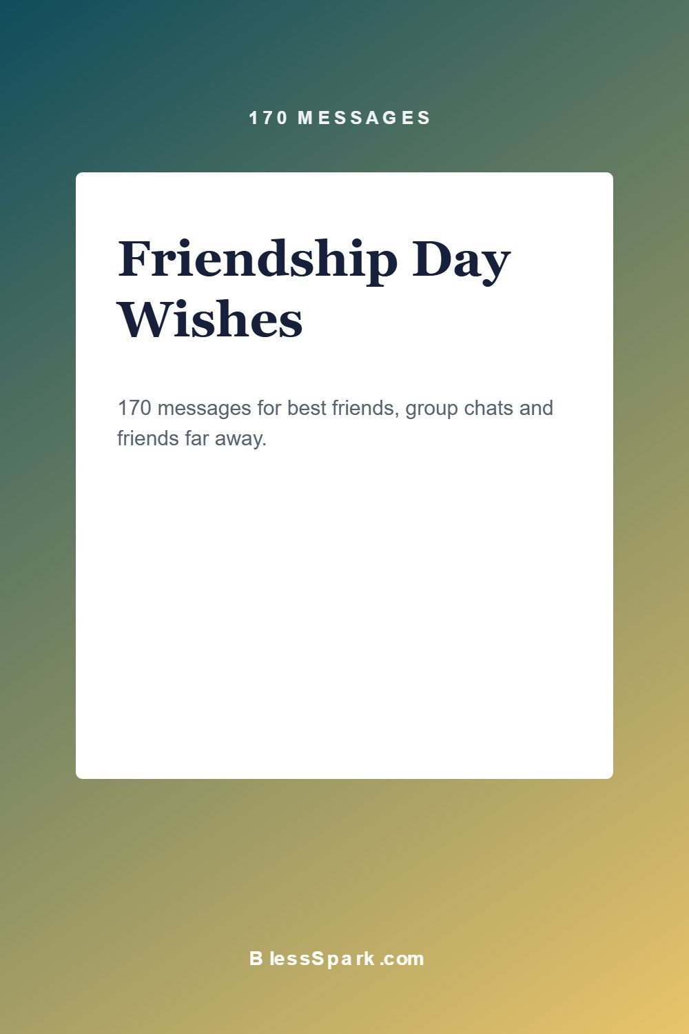 170 friendship day wishes for best friends, group chats and distance