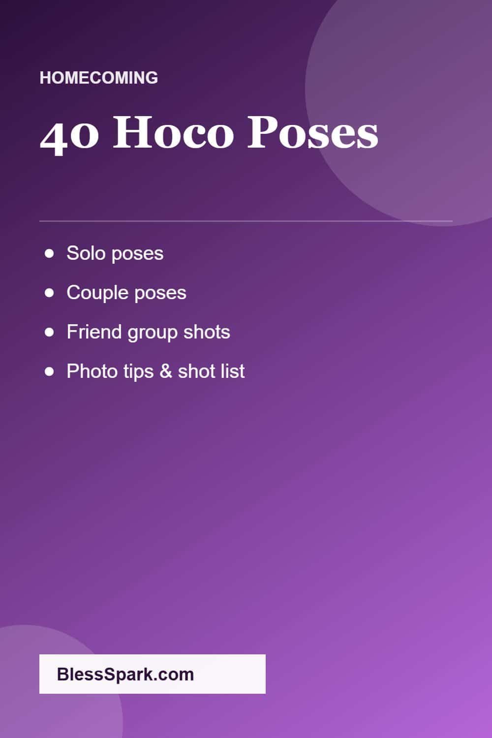 40 hoco poses solo couple friends