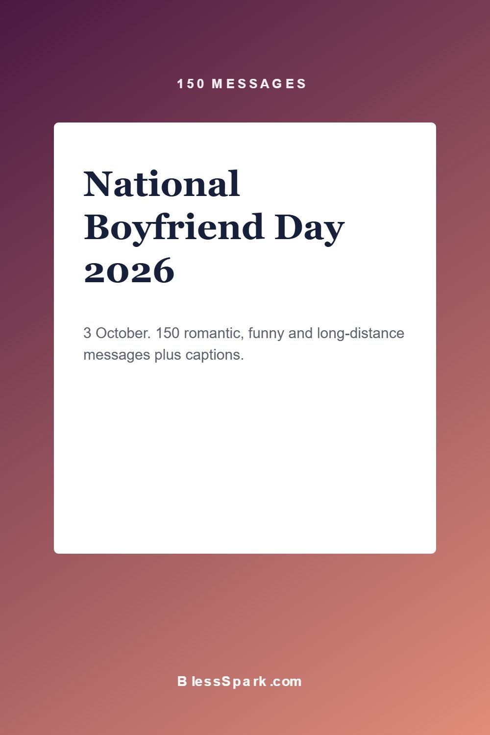 National Boyfriend Day 2026 messages, wishes and captions