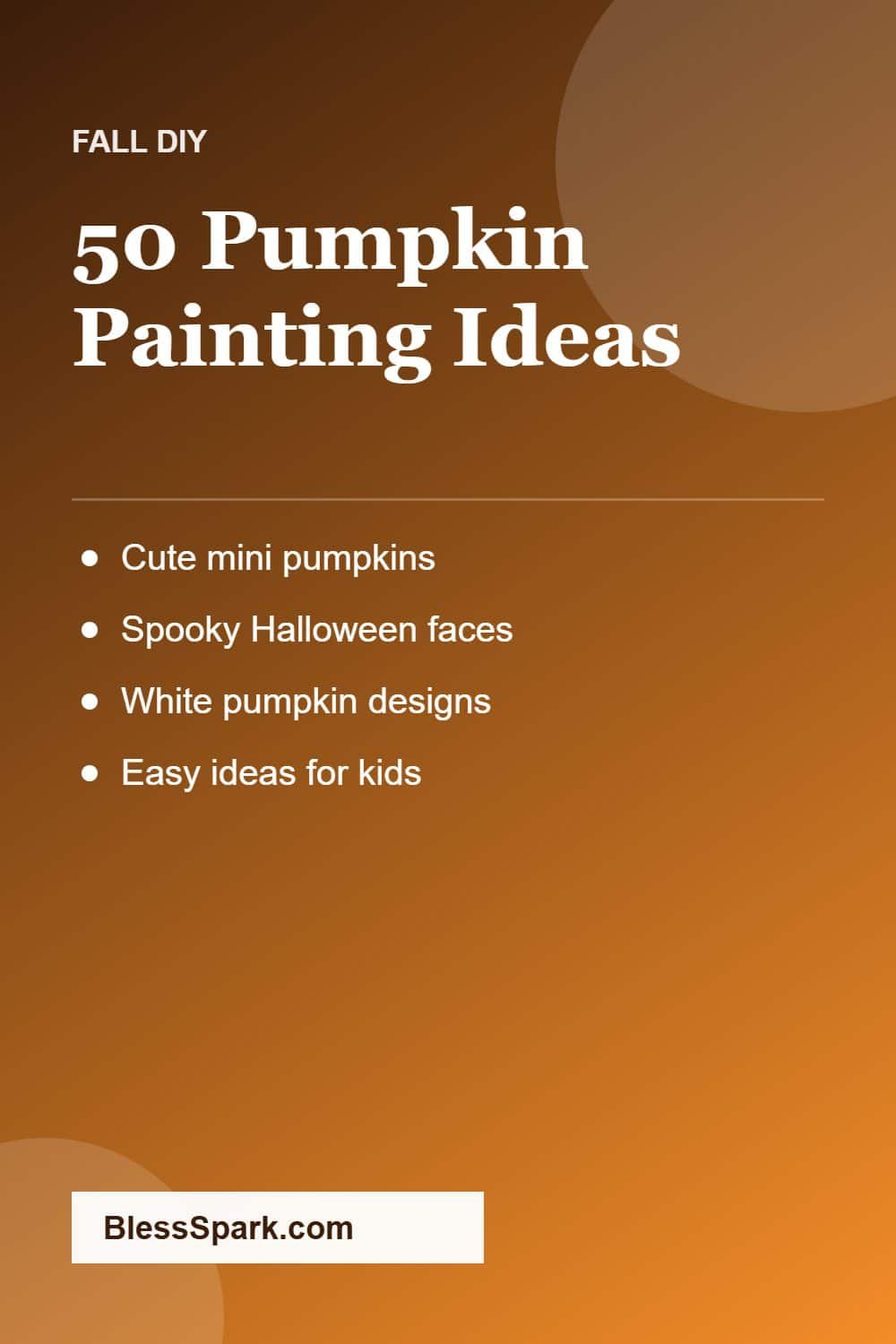 50 pumpkin painting ideas no carve