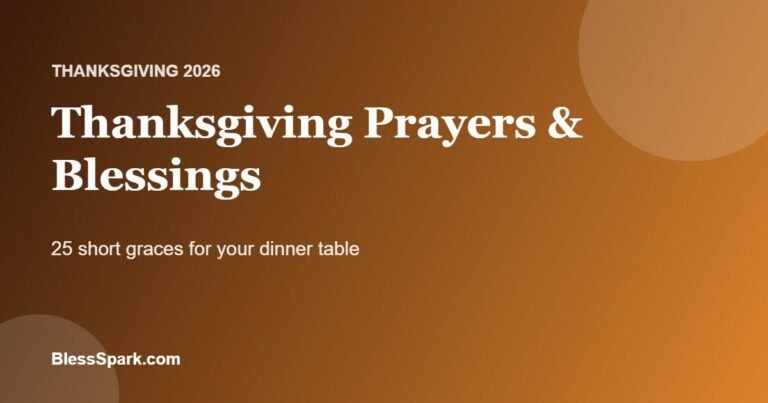 thanksgiving prayer for dinner