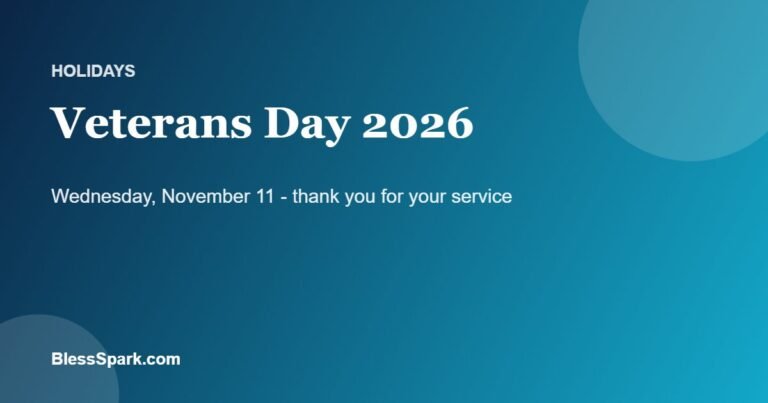 veterans day 2026 date and history