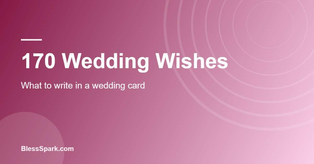 Wedding wishes written in a card beside two gold rings