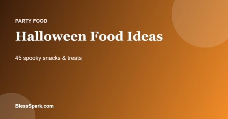 Halloween food ideas for a party table