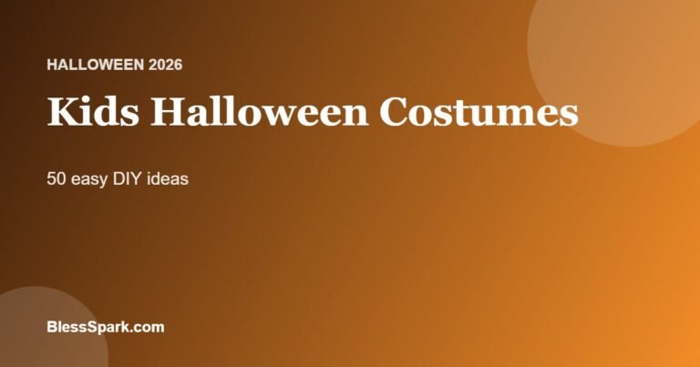 Easy kids Halloween costumes
