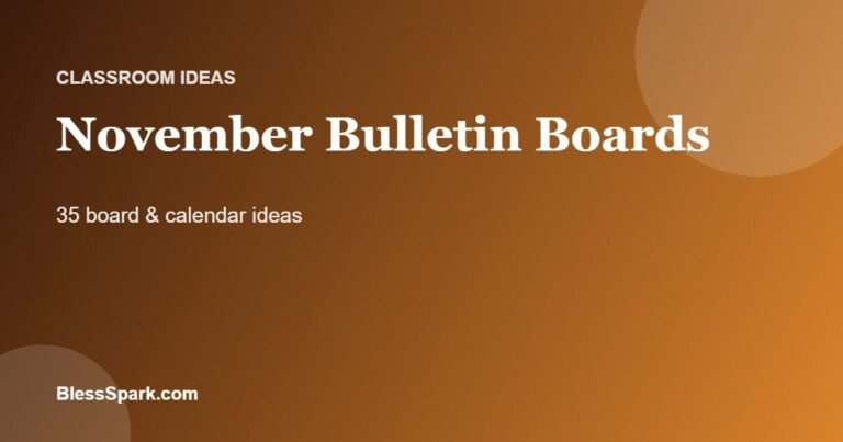 November bulletin board ideas