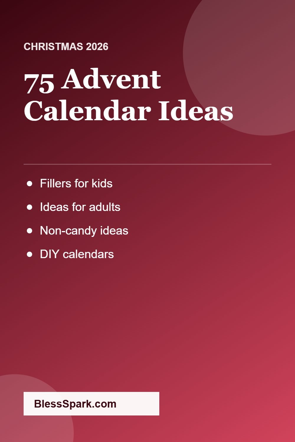75 advent calendar ideas fillers for kids and adults