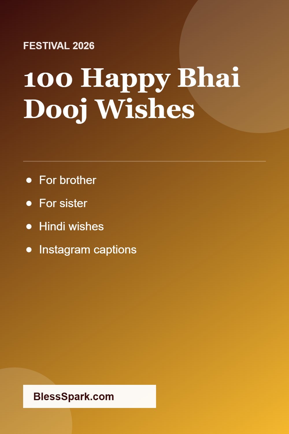 Happy Bhai Dooj wishes for brother and sister