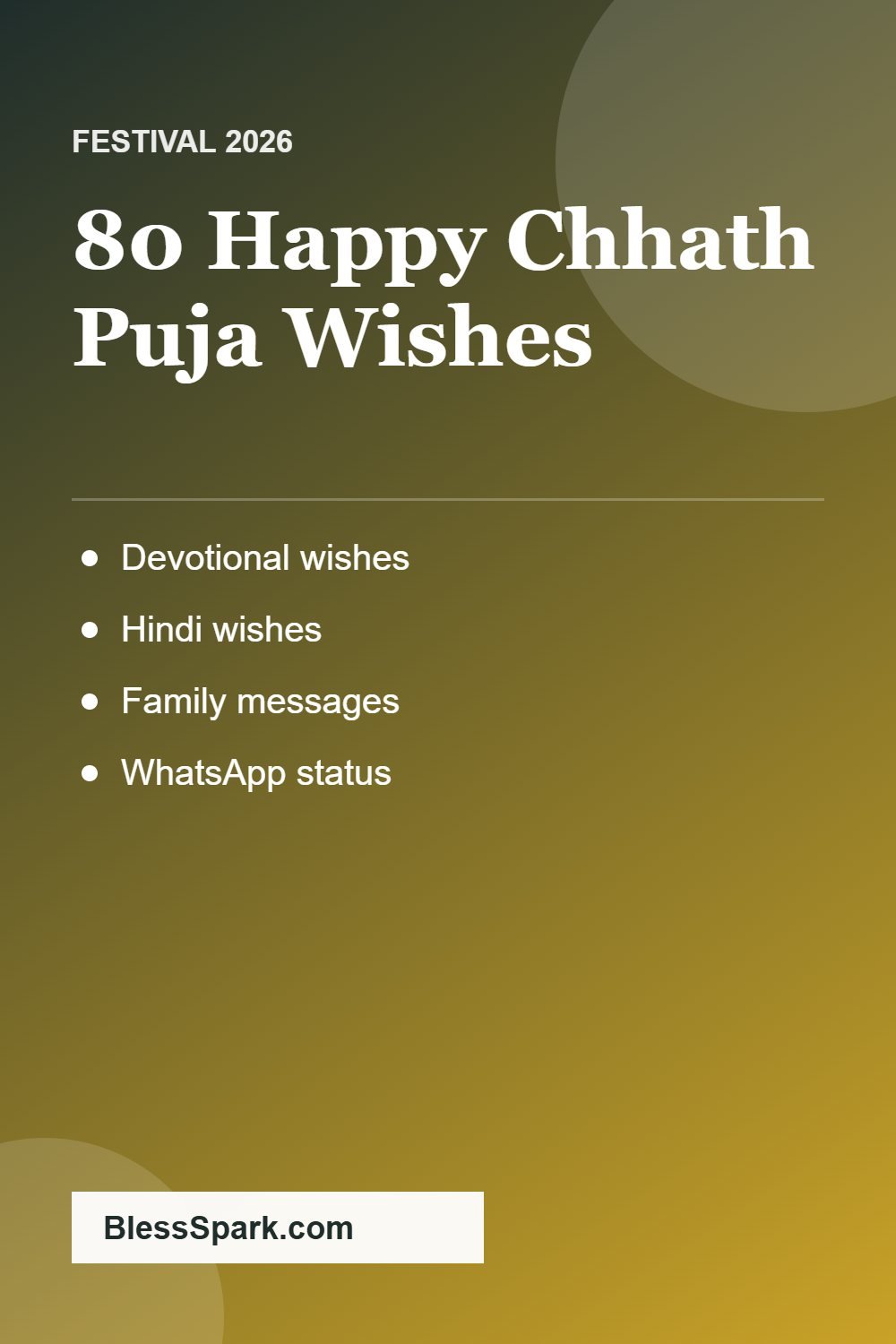 Happy Chhath Puja wishes 2026 in English and Hindi