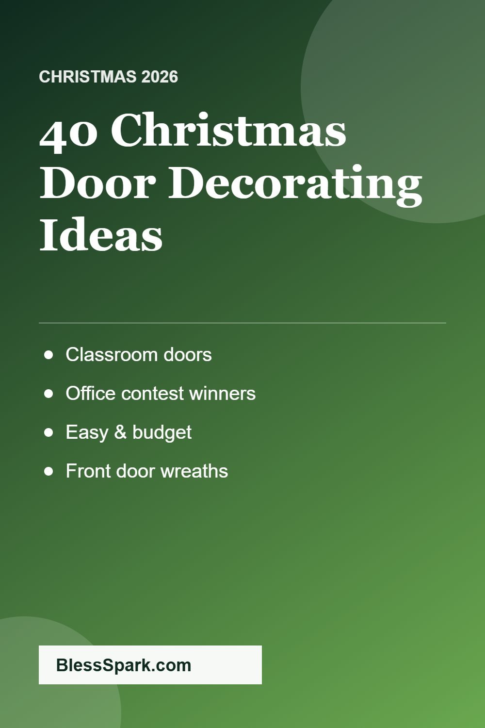 40 Christmas door decorating ideas classroom office contest