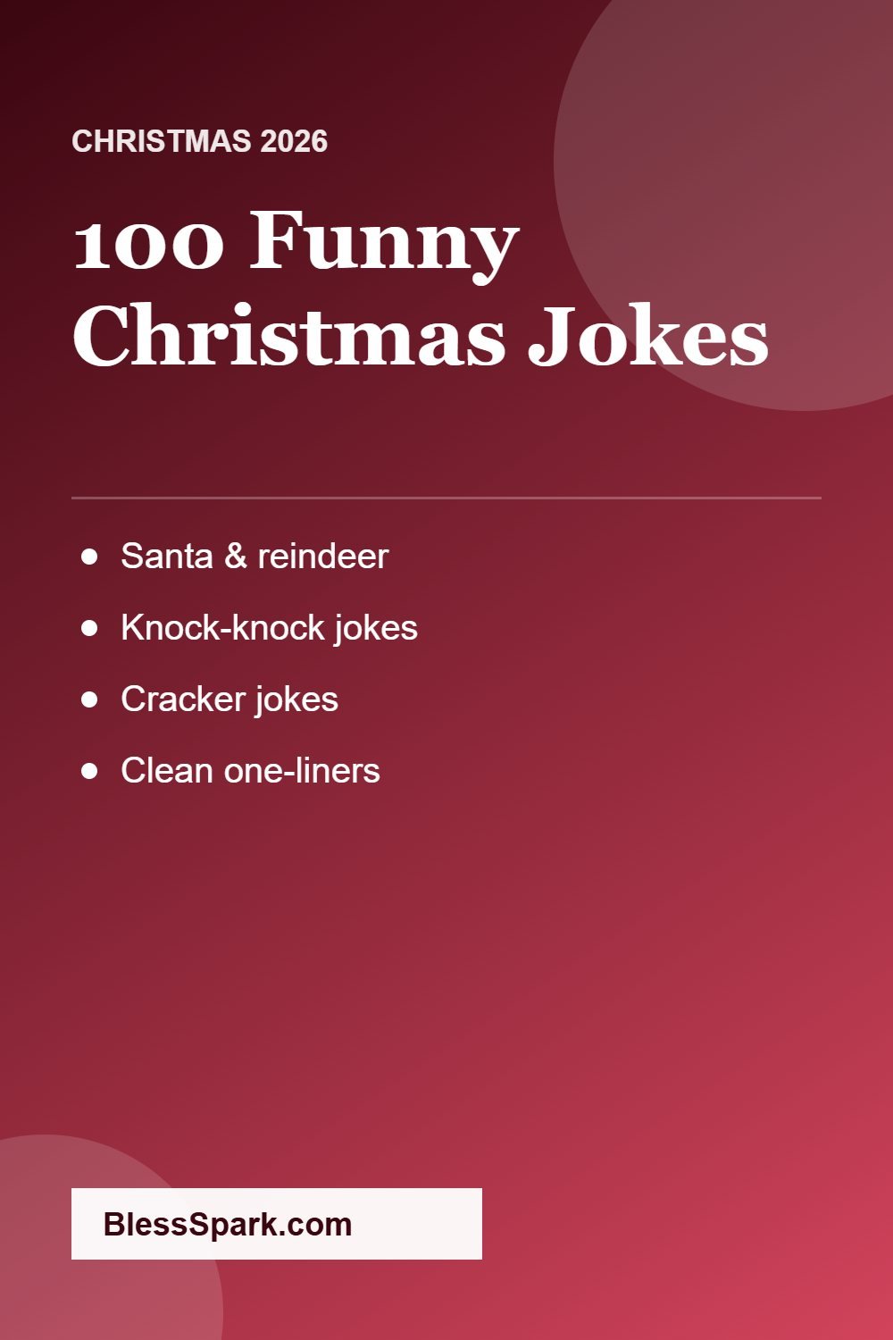 100 Christmas jokes for kids and adults