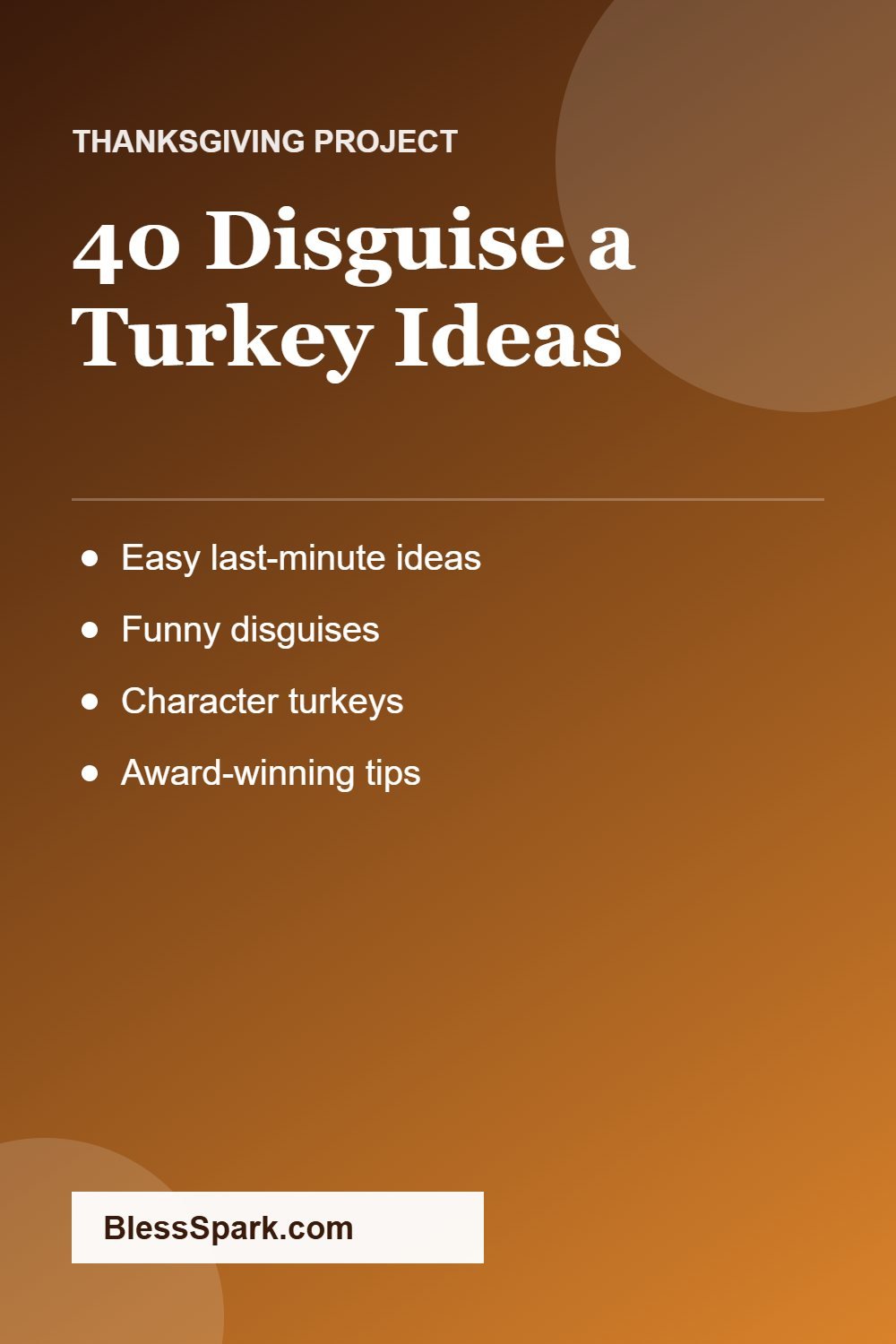 40 disguise a turkey project ideas easy funny