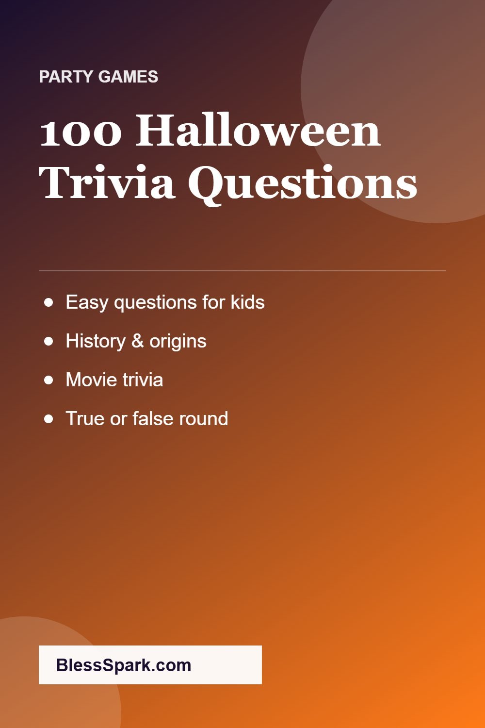 100 Halloween trivia questions and answers for kids and adults