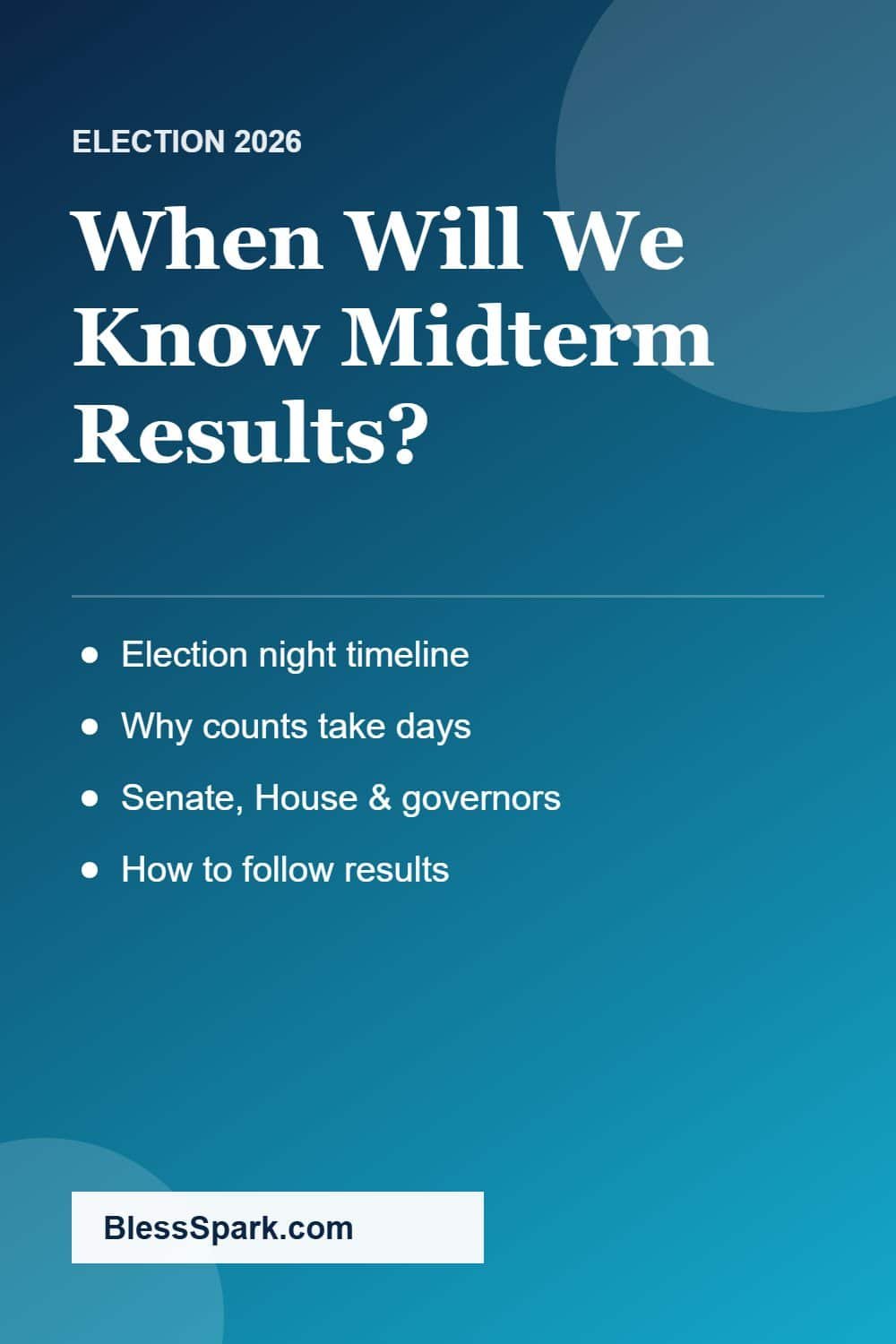 Midterm election results 2026 when will we know