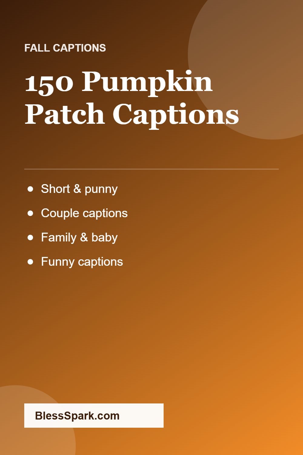 150 pumpkin patch captions for Instagram cute funny