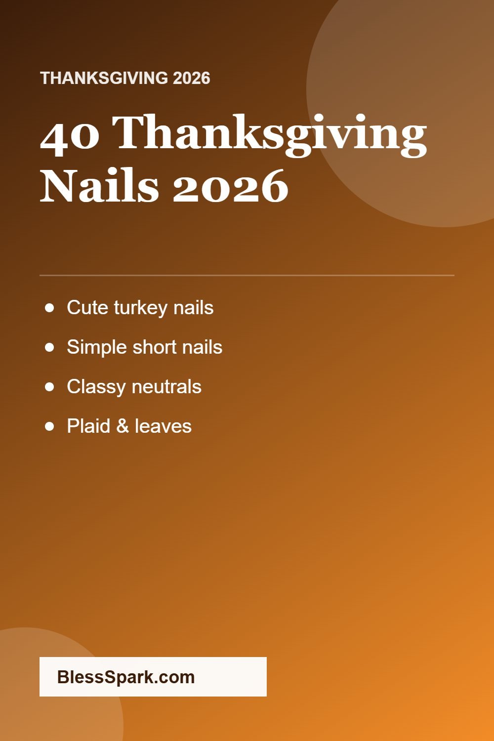 40 Thanksgiving nails cute simple classy