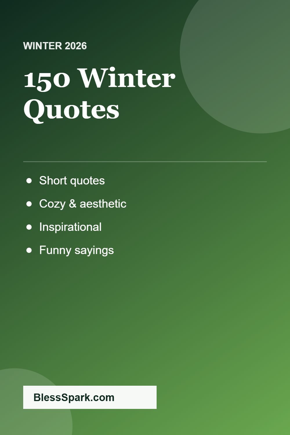 150 winter quotes short cozy inspirational