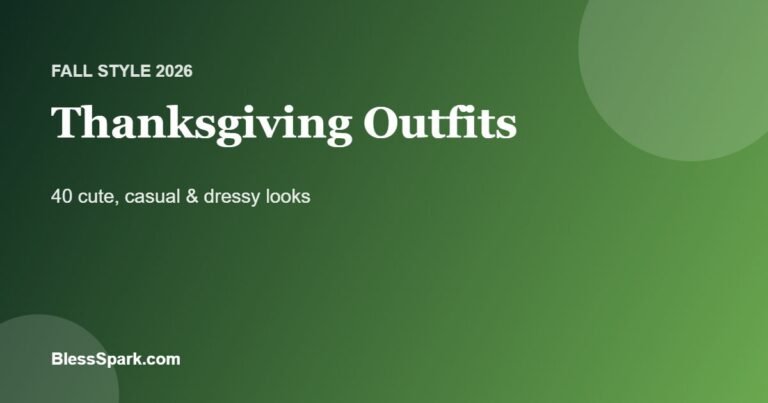 Thanksgiving outfits 2026 ideas
